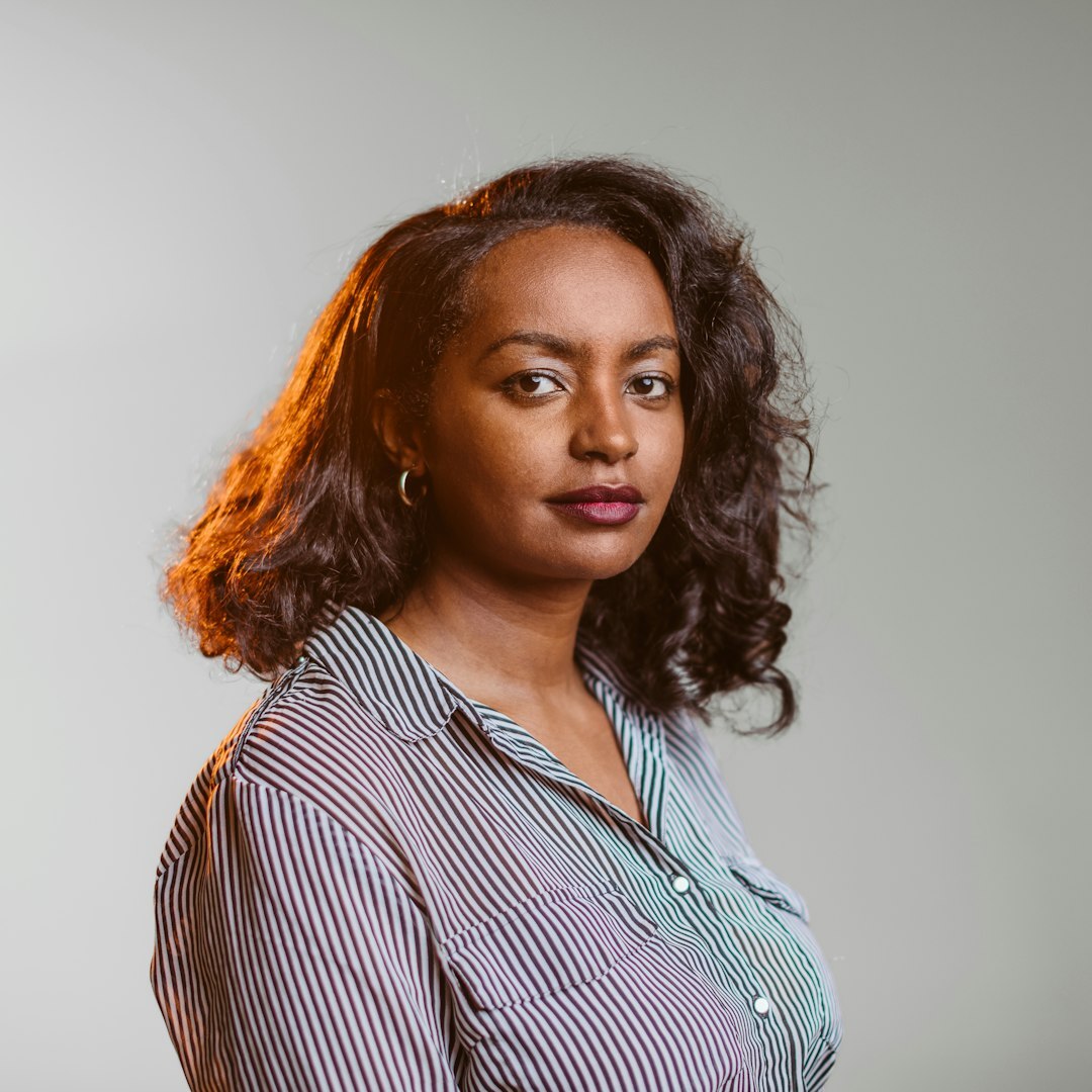 Studio portrait of a professional Belgian businesswoman